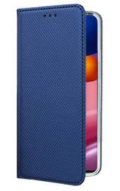 Кожен калъф тефтер и стойка Magnetic FLEXI Book Style за Samsung Galaxy A13 5G A136F син 